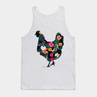 Adore Flower Chickens Tank Top